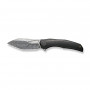 Ніж складаний туристичний WE Knife Ignio Mystery Box Ignio Mystery Box, (8.39 см) Damasteel (Hakkapella) / 6AL4V Titanium чорний