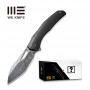 Ніж складаний туристичний WE Knife Ignio Mystery Box Ignio Mystery Box, (8.39 см) Damasteel (Hakkapella) / 6AL4V Titanium чорний
