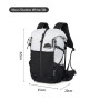 Рюкзак туристичний Naturehike Helium CNK2300016, 30+5 л, чорний