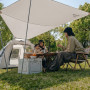 Намет тримісний автоматичний з тентом Naturehike Ango S CNK2650WS018, коричневий