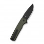 Ніж складаний туристичний Civivi Iron Tide (8.2 см) 14C28N / Aluminum зелений