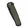 Ніж складаний туристичний Civivi Iron Tide (8.2 см) 14C28N / Aluminum зелений