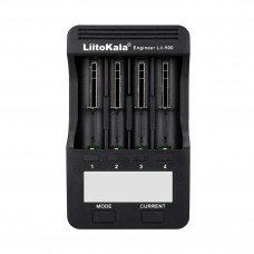 Зарядний пристрій Liitokala Lii-500, 4 канала, Ni-Mh/Li-ion, 220V/12V, Powerbank, Test, LCD, Box