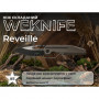 Ніж складаний туристичний Weknife Reveille (9.7 см) Bohler M390 / Titanium бронзовий