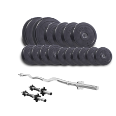 Набор Elitum Titan 66кг со штангой и гантелями