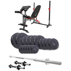 Набір Elitum Titan 69 кг + лава Hop-Sport HS-1095