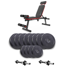 Набір Elitum Titan гантелі 2х26кг з лавою Hop-Sport HS-2040 НВ