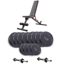 Набір Elitum Titan гантелі 2х26кг з лавою Hop-Sport HS-2050 НВ