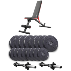 Набір Elitum Titan гантелі 2х31кг з лавою Hop-Sport HS-2050 НВ