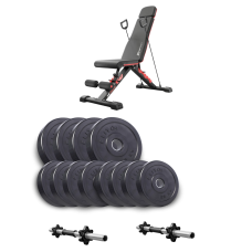 Набір Elitum Titan гантелі 2х21кг з лавою Hop-Sport HS-2080 НВ