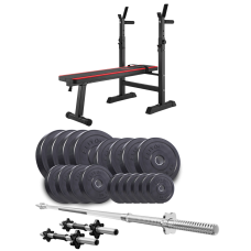 Набір Elitum Titan 89 кг + лава Hop-sport 1080