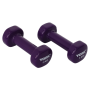 Гантелі для фітнесу вінілові круглі York Fitness 2х1кг фіолетовий