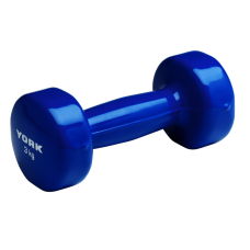 Гантелі для фітнесу вінілові круглі York Fitness 2х3кг синій