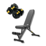 Набір Besport PowerPro гантелі 2х21кг з лавою TX-150B