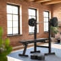 Набір Besport PowerPro 61 кг з прямим грифом + лава XL700