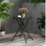 Стіл садовий Costway Mix складаний круглий