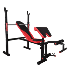 Скамья для жима York Fitness ASPIRE 320 со стойкой для штанги и партой Скотта