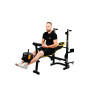 Лавка тренувальна Besport WB-004 для жиму зі стійкою під штангу та партою Скотта