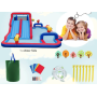 Надувний парк Costway Fun Kids із водними гірками (без вентилятора)