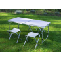 Стол туристический раскладной Jumi Economix с 4 стульями белый