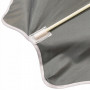 Парасоля садова Jumi Terra 200x130см з нахилом, сірий