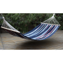 Гамак гавайский Jumi Garden тканевый с планкой синий с красным