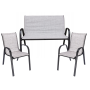 Комплект садовой мебели Jumi FIESTA серый