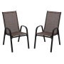 Комплект садовых стульев Chomik GARDEN LINE CORTINA коричневый