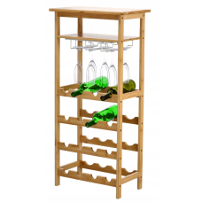 Винный стеллаж Chomik WINE бамбук