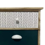 Комод деревянный Chomik HANS на 5 изумрудных ящиков