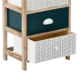 Комод деревянный Chomik HANS на 5 изумрудных ящиков