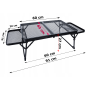 Кемпинговый стол Chomik Garden Line TERRY складной черный