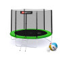 Батут Hop-Sport 10ft (305см) зеленый с внешней сеткой