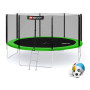Батут Hop-Sport 14ft (427см) зеленый с внешней сеткой