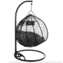 Підвісне крісло-кокон Di Volio Foggio двомісне чорний