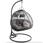 Підвісне крісло-кокон Di Volio Foggio двомісне чорний