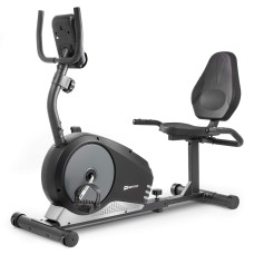 Горизонтальный велотренажер HS-040L Root черно-серебристый - model 2020