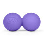 Силіконовий масажний подвійний м'яч 63 мм Hop-Sport HS-S063DMB фіолетовий