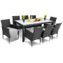 Садовая мебель Di Volio VERONA 8+1 черная