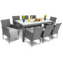 Садові меблі Di Volio VERONA 8+1 сіра