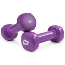 Гантели для фитнеса виниловые круглые Hop-Sport HS-V010DC 2х1кг