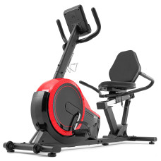 Горизонтальный велотренажер Hop-Sport HS-060L Pulse красный 2020