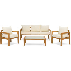 Комплект садовой мебели Di Volio Brescia 3 Натуральный/кремовый