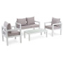 Комплект садовой мебели Di Volio Brescia 2 Белый/серый