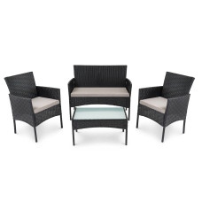 Садовая мебель Di Volio PADOVA PRO черная