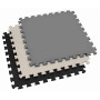 Мат-пазл Hop-Sport EVA 1см HS-A010PM - 9 частей черный/белый/серый