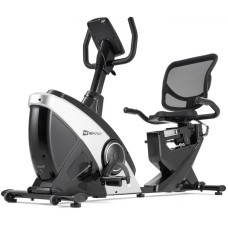 Горизонтальный велотренажер Hop-Sport HS-070L Helix серебристый iConsole+