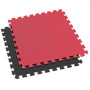 Мат-пазл Hop-Sport EVA 1см HS-A010PM - 6 частей черно-красный