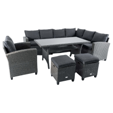 Набор садовой мебели Di Volio ROSSANO серый/графитовый