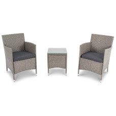 Садовая мебель Di Volio Siena Серый/графитовый